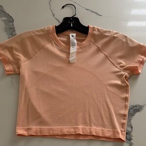 Lululemon Athletica Peach Crop Top
